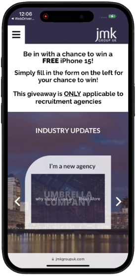 iPhone Giveaway | JMK Group UK
